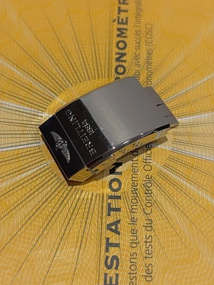 Hebilla de despliegue Breitling de acero inoxidable pulido de 20 mm A20D.4 A20D2 A20D4 Foto 1 de 4