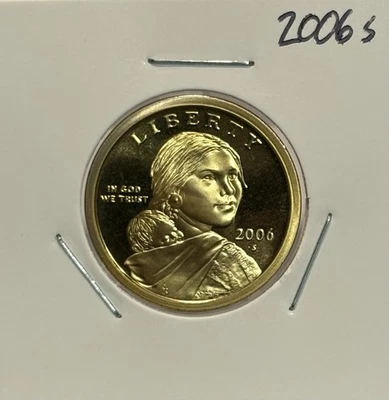 2006 S Proof Sacagawea Dollar Coin, GEM BU, Low Mintage! 🔥🔥 - Image 1 of 2