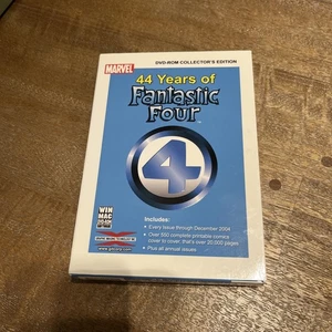 VINTAGE Marvel 44 Years Of Fantastic Four Comics DVD ROM Collector's Ed SEALED - Picture 1 of 6