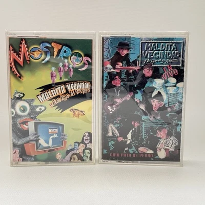 Maldita Vecindad Cassette Lot Mostros & En Vivo Rock en Espanol Ska Mexico New - Image 1 of 4