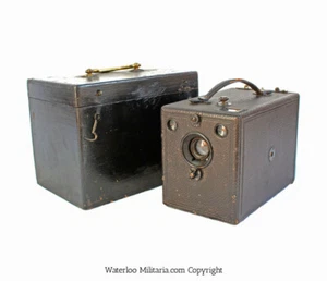 WW1 Middlesex Regiment Attributed Camera & Case - Picture 1 of 9