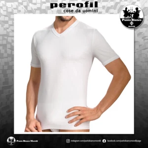 Maglia intima uomo manica corta collo a V Perofil Fluid - Imagen 1 de 1