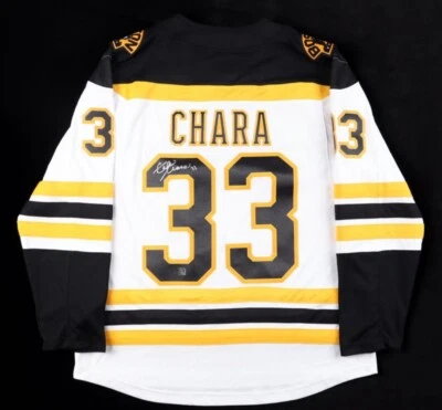 Zdeno Chara Boston Bruins Signed Official Jersey Centennial Fanatics NWT COA - Image 1 of 3
