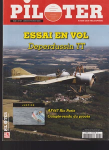 PILOTER N°97 DEPERDUSSIN TT / AF 447 RIO PARIS / CHARLES DE GAULLE / CIA CONGO - Picture 1 of 2