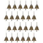  25 Pcs Mini-Glocken Hornglocke Aus Bronze Weihnachtskupferglocken Trompete