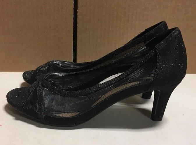 Salto alto Easy Street preto 8,5 - Imagem 1 de 4