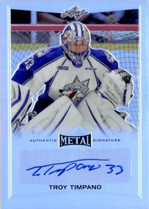 2015-16 Leaf Metal #BATT1 Troy Timpano Auto