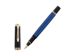 Pelikan Rollerball Pen Souverän R400, Black/Blue, 997502 - Picture 1 of 8