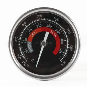 Thermometer BBQ Grill Temperature Gauge Large Face for Kamado Grill Joe Barbecue - Picture 1 of 10