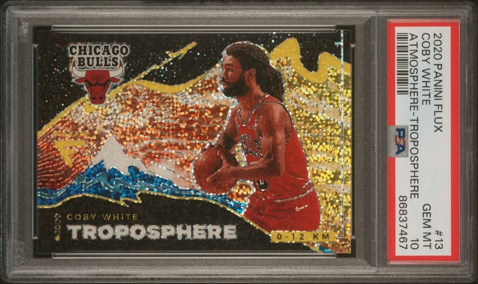 2020-21 PANINI FLUX ATMOSPHERE #13 COBY WHITE TROPOSPHERE PSA 10 💎💎💎💎 - Image 1 of 2