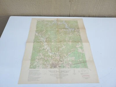 1939 Poplar Bluff Missouri Vintage USGS Wappapello Topographic Map - Image 1 of 3