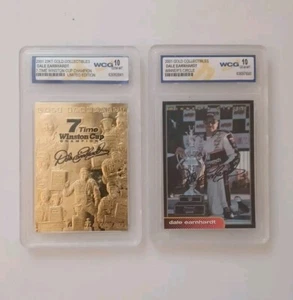 DALE EARNHARDT 2001 23KT Gold Cards 7-TIME CHAMPION Serial Numbered GEM-MT -WCG - Picture 1 of 6