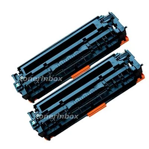 *2pk New Black Toner for HP CE410A 305A LaserJet Pro 300 400 M375NW M451DN - Picture 1 of 2