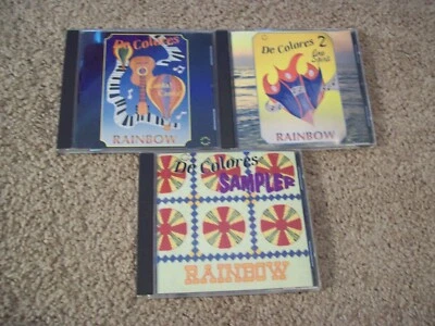 De Colores Rainbow 3 CD Lot - Vol. 1 Canta! Canta! / Vol. 2 One Spirit / Sampler Foto 1 de 4