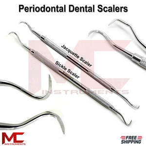 Dental Diagnostic Instruments Tooth Plaque Removing Dentist Examination Scalers  - Picture 1 of 3