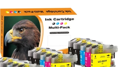 4 Xl Patronen für Brother LC-223 DCP-J4120DW MFC-J5320DW J4420DW J480DW J4620DW - Bild 1 von 3