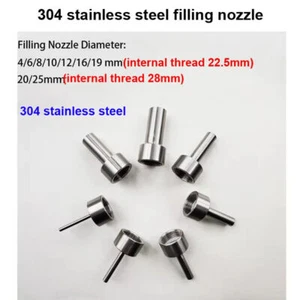 1Pc Replacement Filling Nozzle for Semi-Auto Liquid Paste Filler 4/6/8/10/12mm - Picture 1 of 19