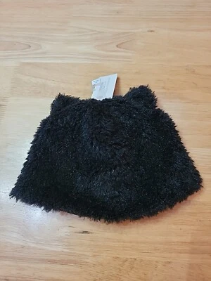 Orejas de oso infantil azul marino antiguo talla 6-12 meses negras nuevas con etiquetas Foto 1 de 4