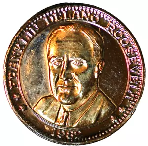 United States Double Eagle Token Franklin Roosevelt 100th Anniversary 1982 - Picture 1 of 2
