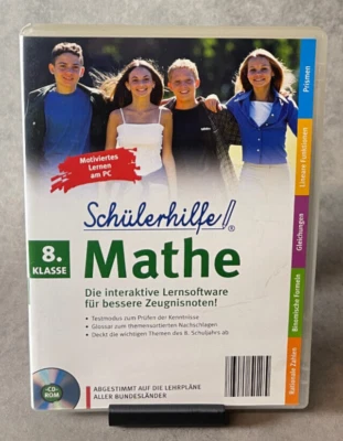 Schülerhilfe Mathe - 8. Klasse - Lernsoftware - CD - Bild 1 von 2