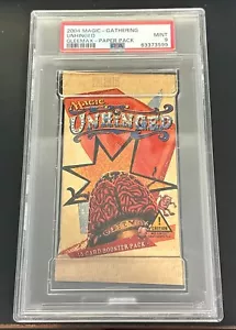 MTG Graded PSA 9 Unhinged Gleemax Booster Pack 2004 come nuovo - Foto 1 di 3