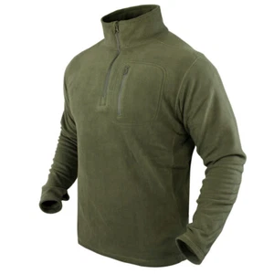 Condor 607 Tactical Pocketed Quarter Zip Fleece Pullover Fleece Jacket Sweater - Picture 1 of 7