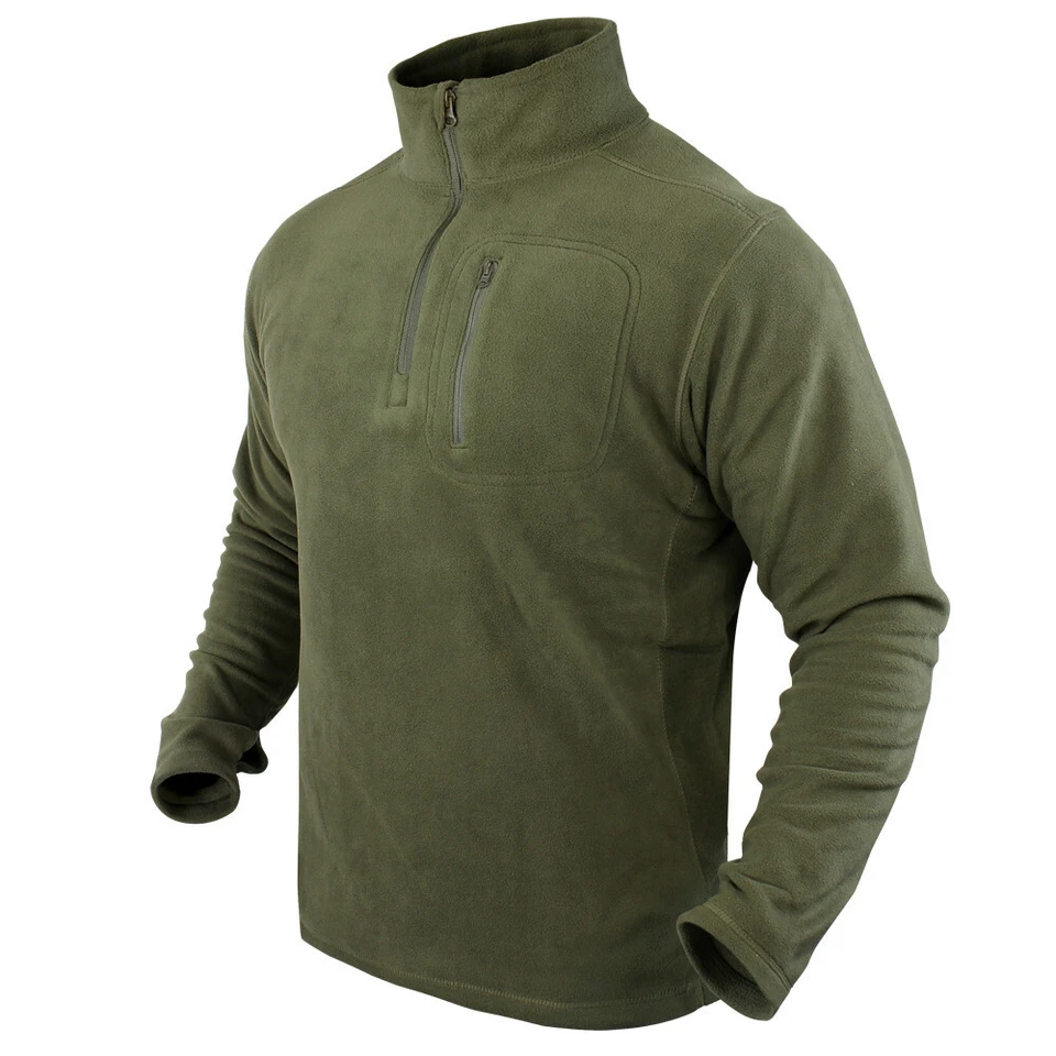 Condor 607 Tactical Pocketed Quarter Zip Fleece Pullover Fleece Jacket Sweater - Image 1 of 2