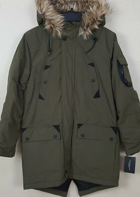 MARC NEW YORK BY ANDREW MARC WILBUR PARKA JACKET $275 OLIVE GREEN (SIZE SMALL) - Image 1 of 4