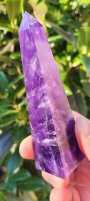 Amethyst,  Amethyst Obelisk, poliert, A Qualität/ 169g - Bild 1 von 4