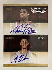 2013-14 Panini Timeless Treasures Doc Rivers Austin Rivers Dual Auto /10