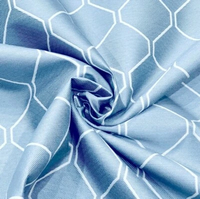 Tapiz de tapicería de tela por yarda azul claro patrón sin costuras Foto 1 de 4