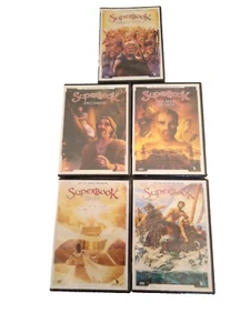 Superbook - Season 5 (5 DVD LOT) PAUL KEEPS THE FAITH, BAPTIZED, ISAIAH READ - Imagen 1 de 2