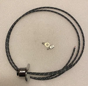 Harley 71801-65A Two Wire Cloth Insulated Horn Button Panhead Shovel 1965-71 - Foto 1 di 1