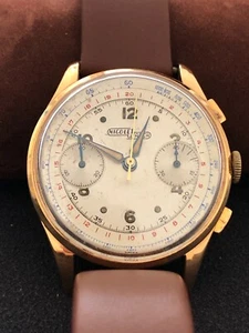 Nicolet Watch Vintage Chronograph - Foto 1 di 7