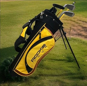 Juego de bolsas de pie de golf Wilson Rookie Tour de 4 vías con palos (conductor, cuña, hierro, putter) - Imagen 1 de 14