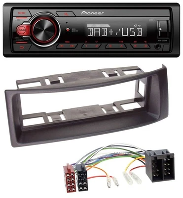 Pioneer MP3 1DIN DAB USB AUX Autoradio für Renault Megane Scenic bis 03 schwarz - Bild 1 von 4