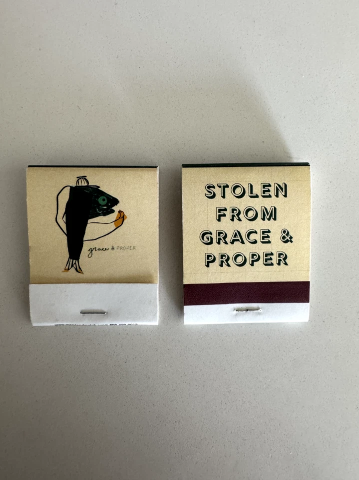 Grace and Proper Philadelphia Matchbook, Full Unstruck - Image 1 of 1