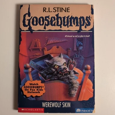 Vintage 1997 Goosebumps Werewolf Skin #60 R.L. Stine Book with Mask First Print - Image 1 of 4