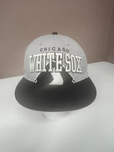 Gorra de béisbol ajustable Chicago White Sox MLB 47 marca gris negra EE. UU. - Imagen 1 de 11