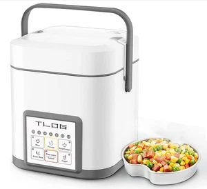 Mini Arrocera 2.5 Tazas Cruda, Recubrimiento Cerámico Saludable Cocina Portátil, 1.2L - Imagen 1 de 7