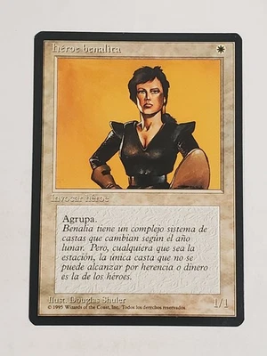 MTG Benalish Hero (Spanish 4th Edition (BB)/White/C) - BGM - Image 1 of 2