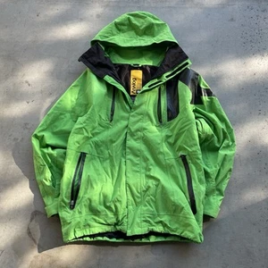 Vintage Analog Full Zip Jacket Green Mens Medium Y2K - Picture 1 of 12