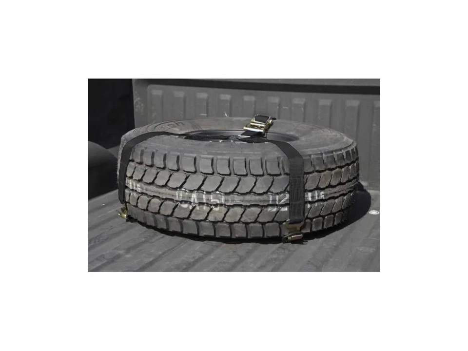 N-Fab Bed Mounted Rapid Strap Tire Carrier w/ StrapGloss Universal - Image 1 of 1
