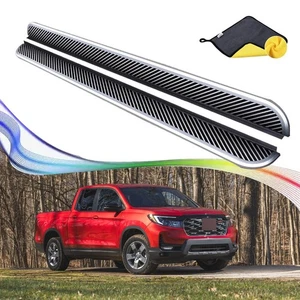 Fit Honda Ridgeline 2017-2026 Running Boards Side Step Pedals Nerf Bar W/Bracket - Picture 1 of 9
