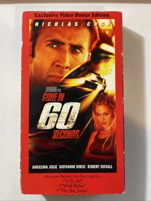 Gone in 60 Seconds (VHS, 2001, Exclusive Video Bonus Edition) - Image 1 of 3