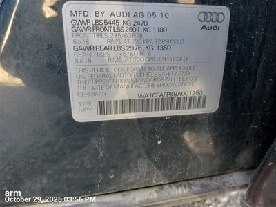 Purificador de ar 2,0L compatível com 10-12 Audi A5 7743598 - Imagem 1 de 4