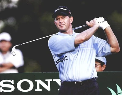 Retief Goosen authentic signed golf 11x14 photo W/Cert Autographed 1325b1 - Image 1 of 2