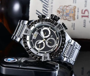 Reloj Hombre INVIC Esfera Grande Correa Acero Reloj Deportivo Cuarzo - Imagen 1 de 27