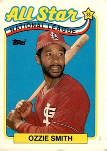 1989 Topps Tiffany #389 Ozzie Smith AS St. Louis Cardinals HOF - Bild 1 von 2
