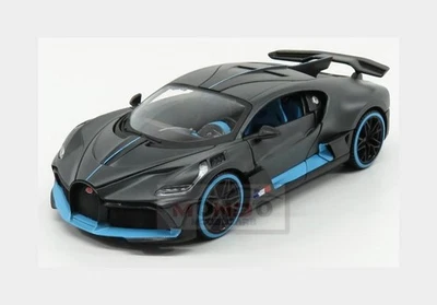 1:24 MAISTO Bugatti Divo 2018 Matt Grey Light Blue MI31526G - Immagine 1 di 2